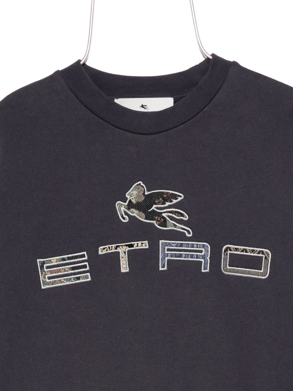ETRO KIDS Sweater met Pegasus patroon Blauw