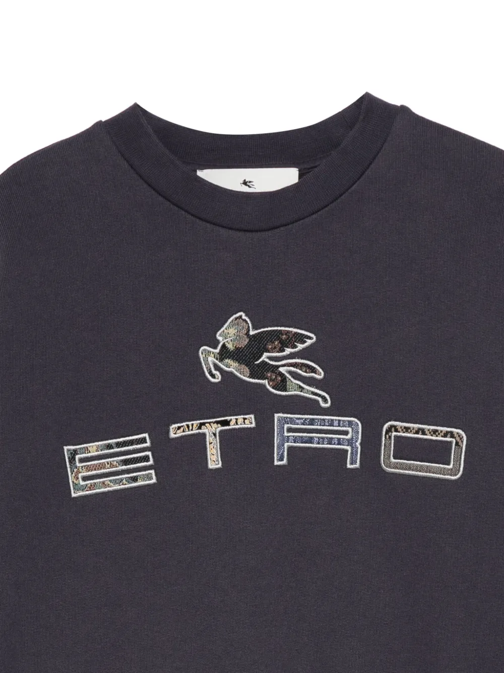  Etro Kids Pegasus-motif Sweatshirt - Blue 
