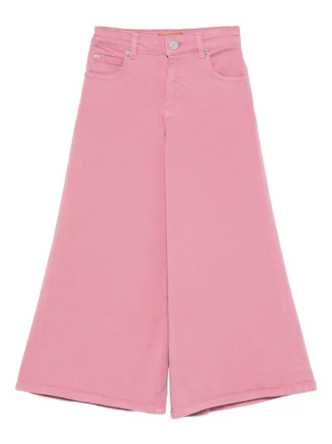 Missoni Kids embroidered wide-leg trousers
