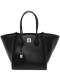 Ermanno Scervino Maggie turn-lock leather tote bag - Black