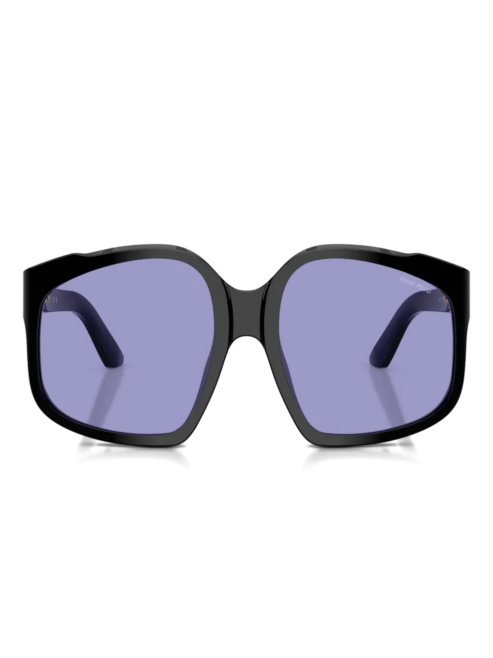 Miu Eyewear oversized-frame sunglasses Zwart