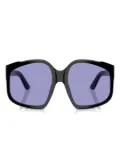 Miu Miu Eyewear oversized-frame sunglasses - Black