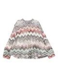 Missoni Kids zigzag-pattern long-sleeve top - Blue