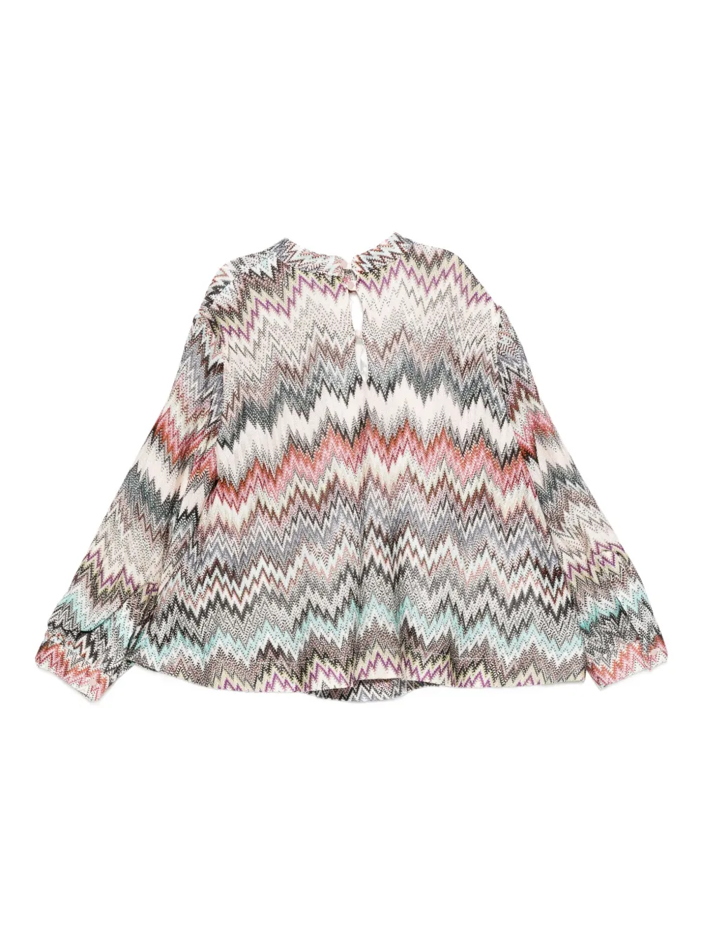 Missoni Kids zigzag-pattern long-sleeve top | Girls Blouses | Image 2