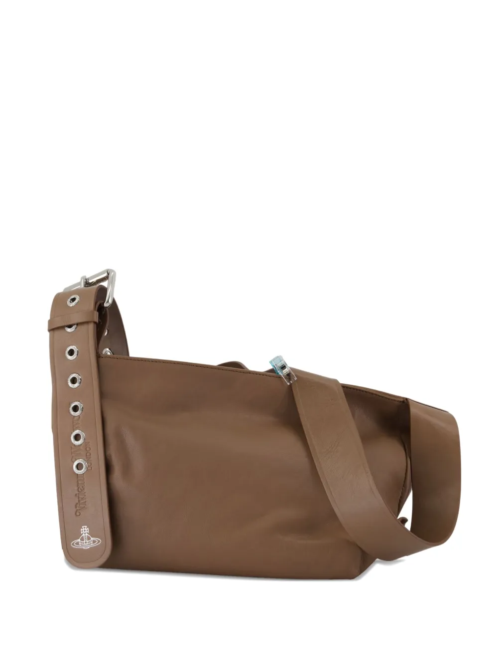 Vivienne Westwood leather crossbody bag Bruin
