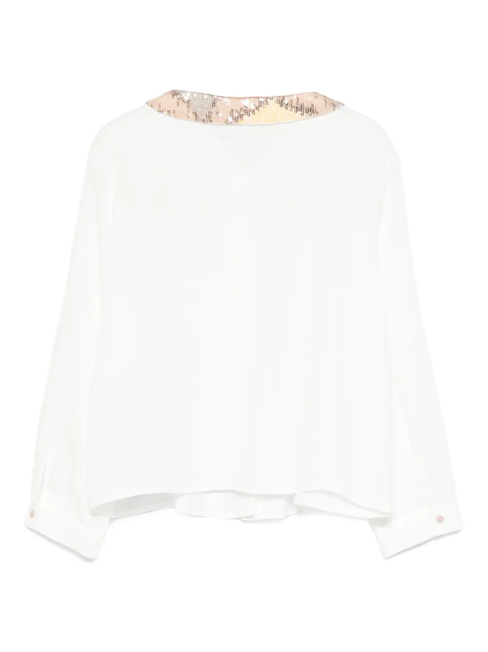 Missoni Kids sequin-embellished collar shirt | Girls Blouses | Image 2