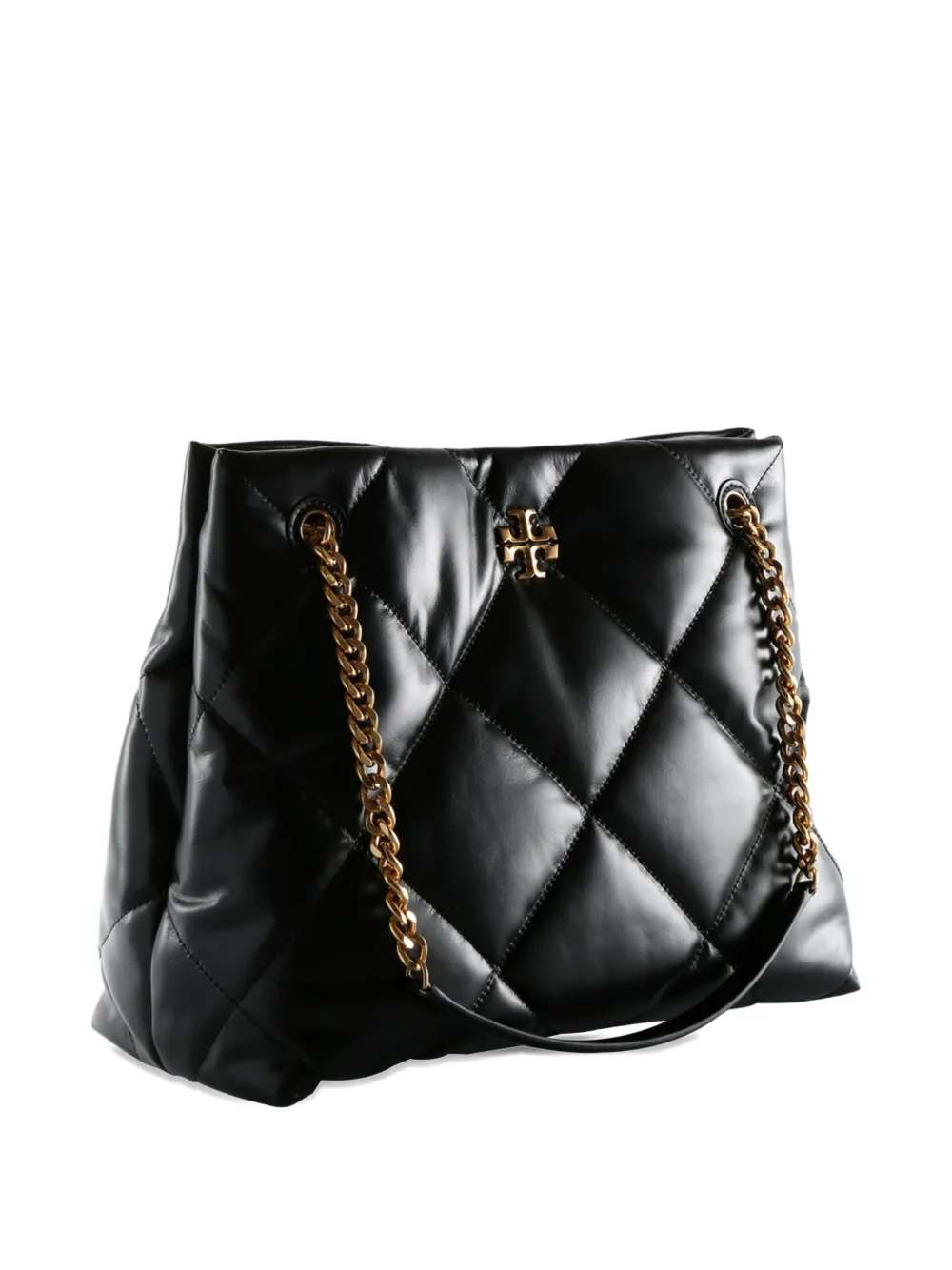 Tory Burch Kira quilted chain tote bag Zwart