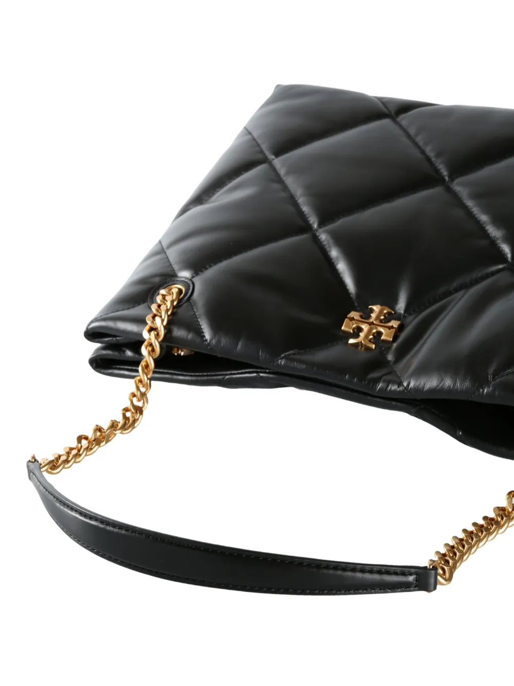 Tory Burch Kira quilted chain tote bag Zwart
