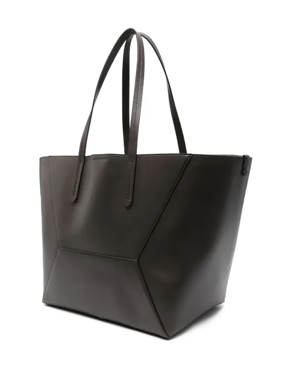 Brunello Cucinelli Small BC Duo Tote Bag Brown FARFETCH JO