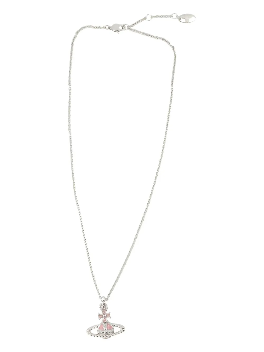 Vivienne Westwood Mayfair Crystal-embellished Orb Necklace In Silver