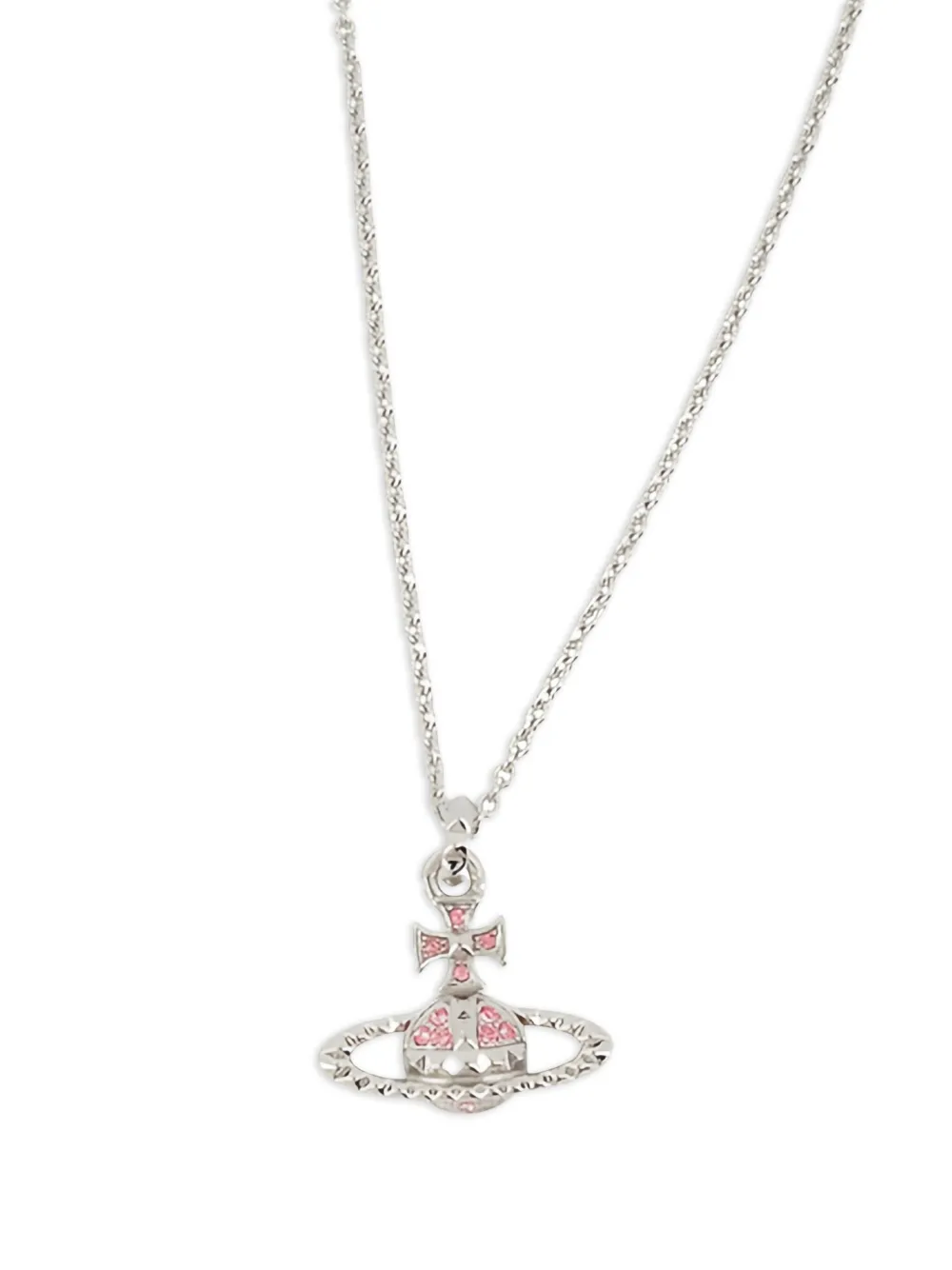 Vivienne Westwood Mayfair halsketting verfraaid met kristallen - Zilver