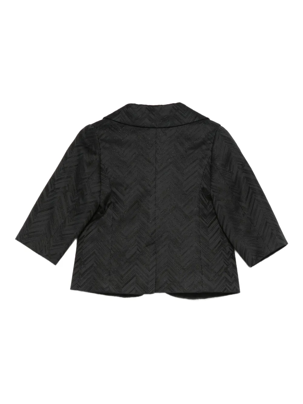 Missoni Kids Jack met visgraatpatroon en drie knopen Zwart