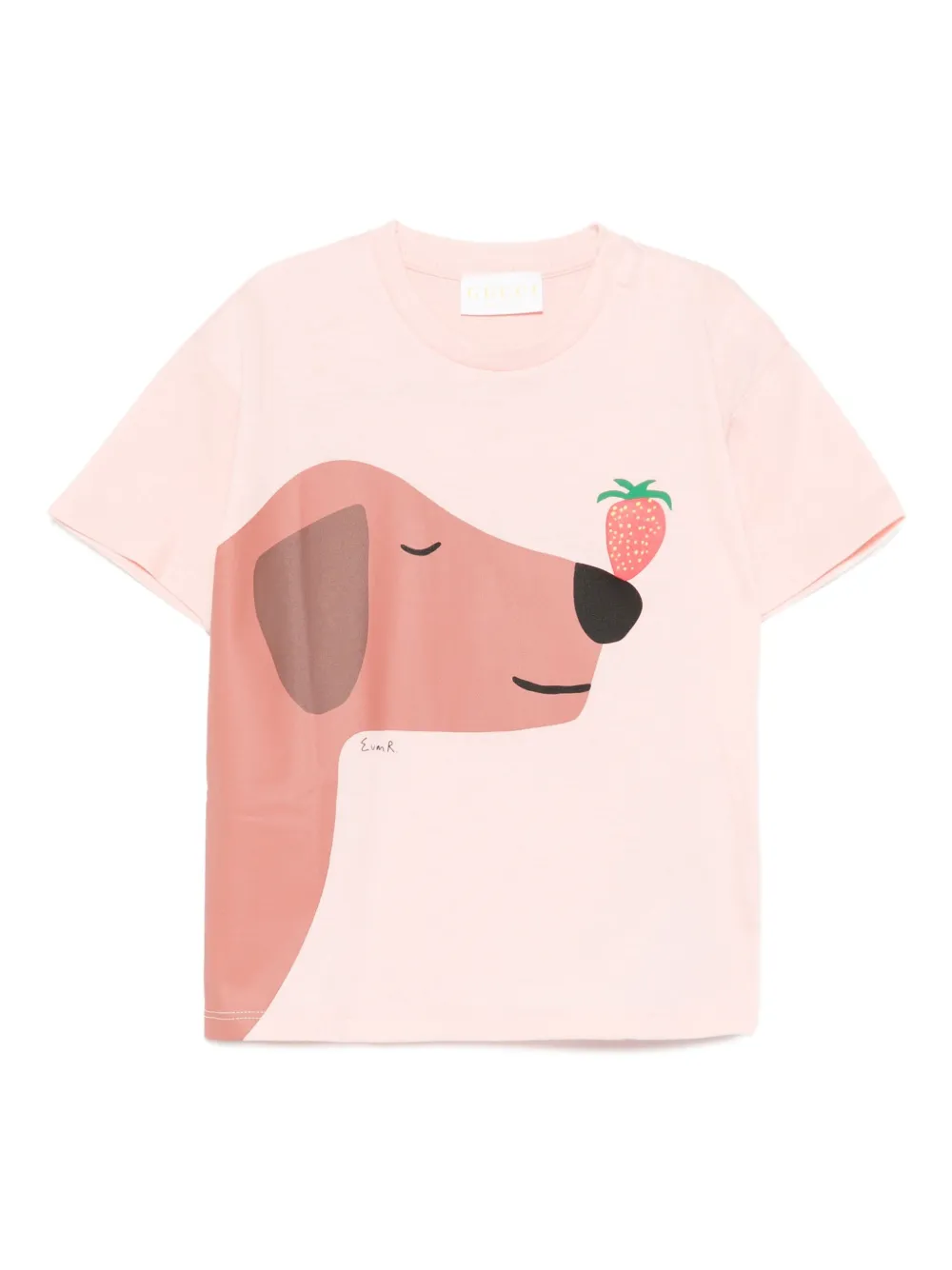 Gucci Kids ロゴ Tシャツ - ピンク Gucci Kids ロゴ Tシャツ - ピンク