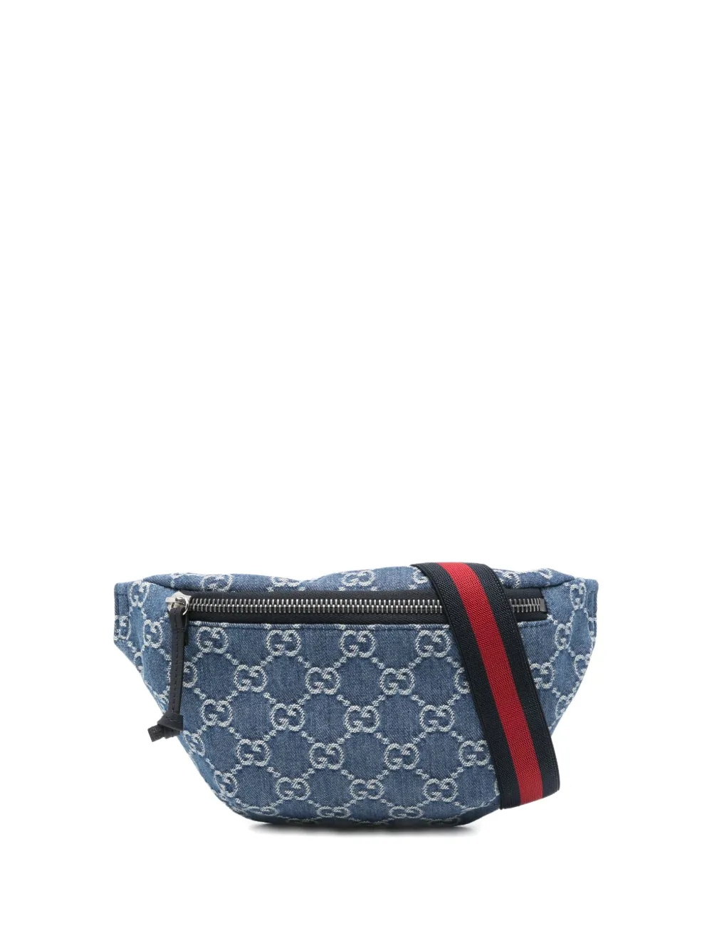 Gucci Kids GG denim belt bag | Blue | Image 1