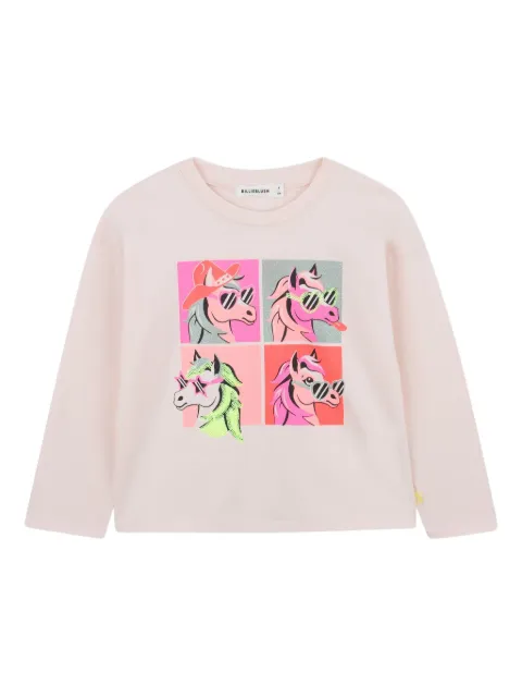 Billieblush playera con estampado gráfico