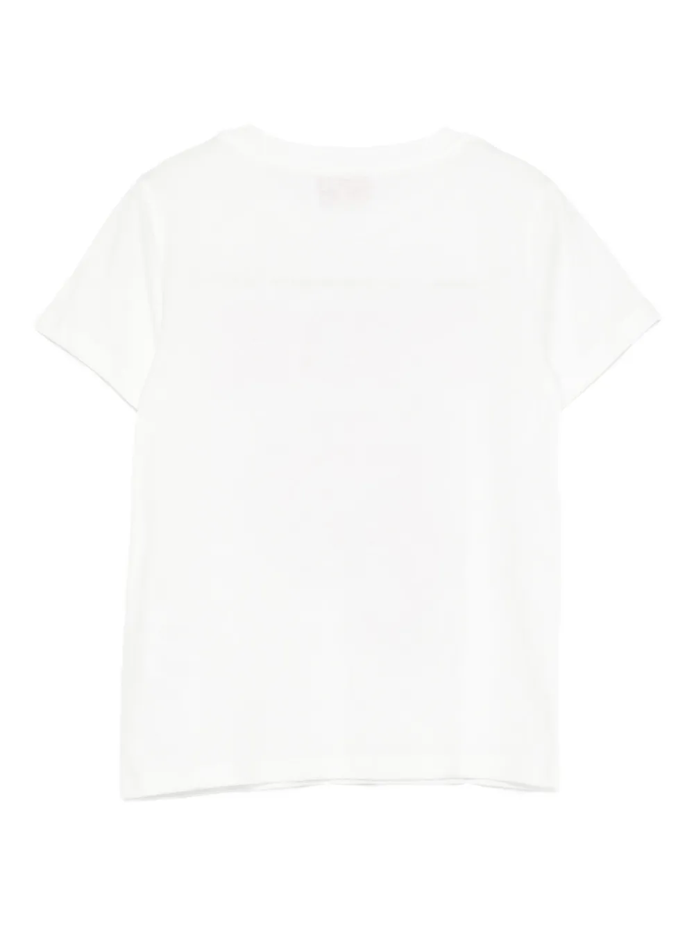PUCCI Junior logo-embroidered T-shirt Wit