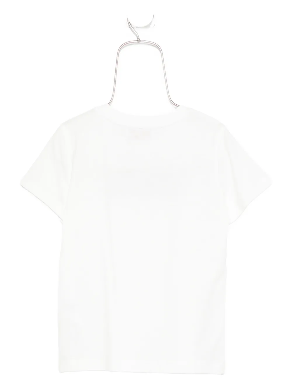 PUCCI Junior embroidered logo T-shirt Wit
