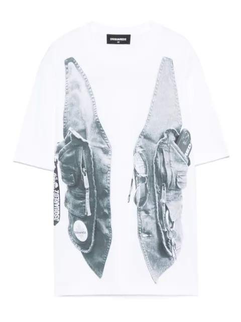 DSQUARED2 KIDS トロンプルイユ Tシャツ