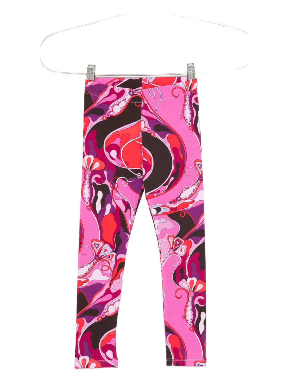 PUCCI Junior abstract-print leggings Roze