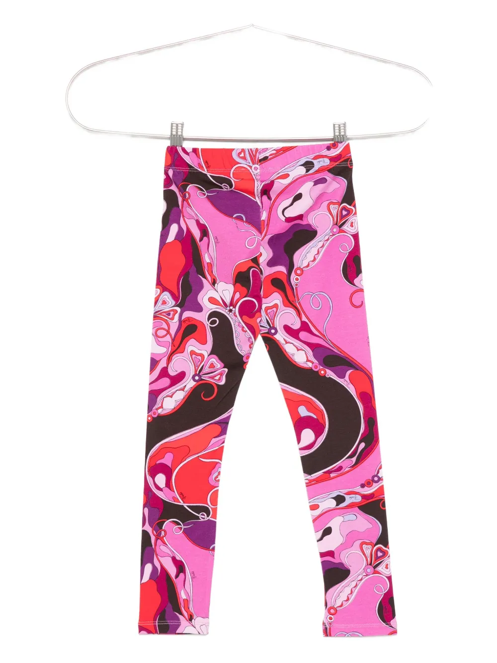 PUCCI Junior abstract-print leggings Roze