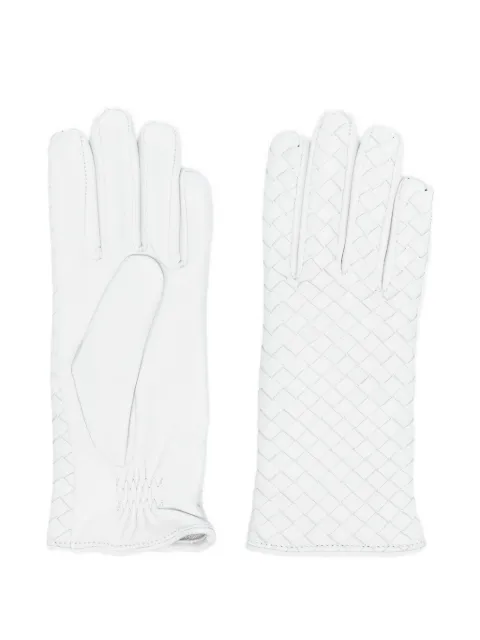 Manokhi leather woven gloves