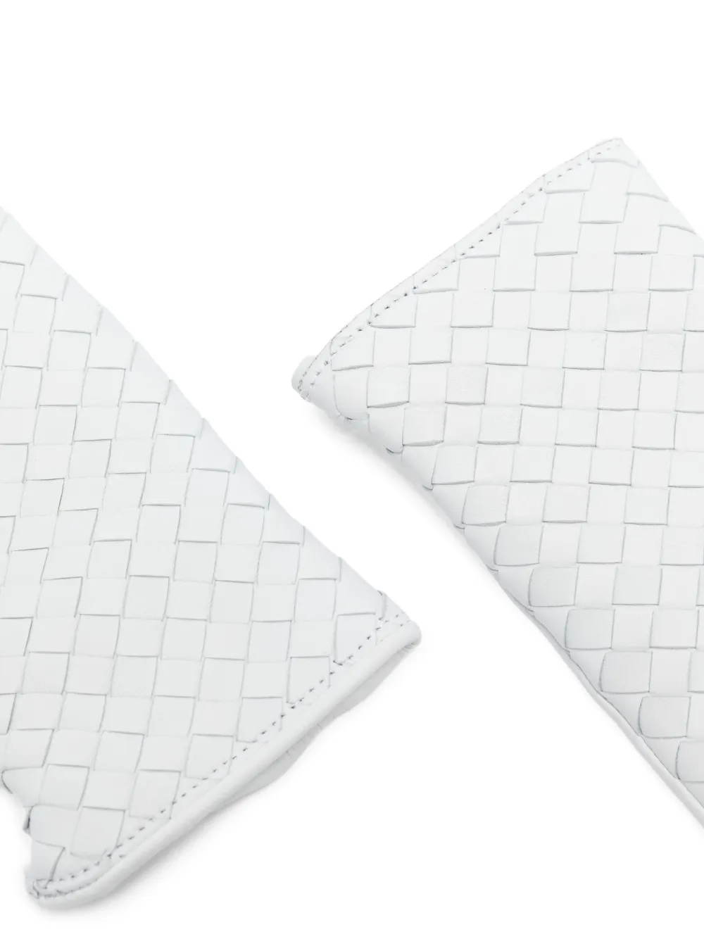 Manokhi leather woven gloves Wit