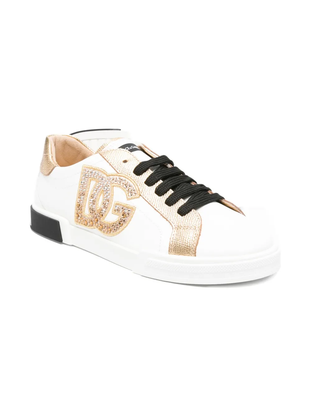 Dolce & Gabbana Kids Sneakers verfraaid met logo - Wit