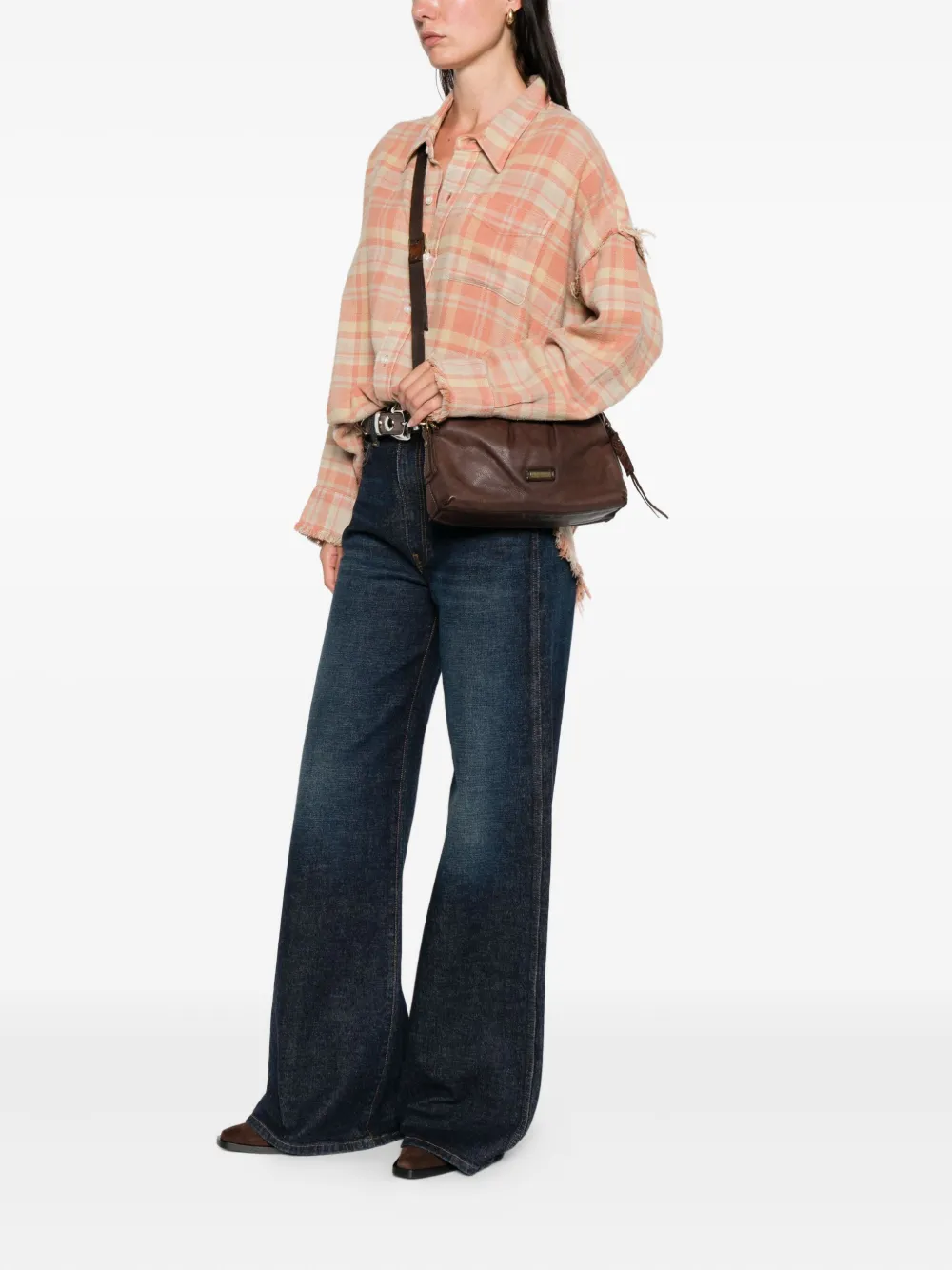 Caterina Lucchi pleated leather cross body bag | Image 2