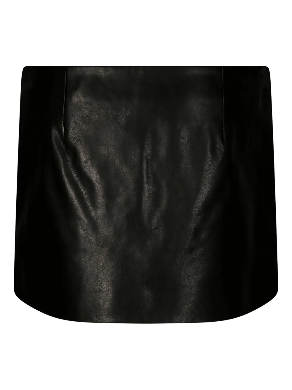KHAITE Jaxon button-front leather mini skirt | Fitted Skirts | Image 2