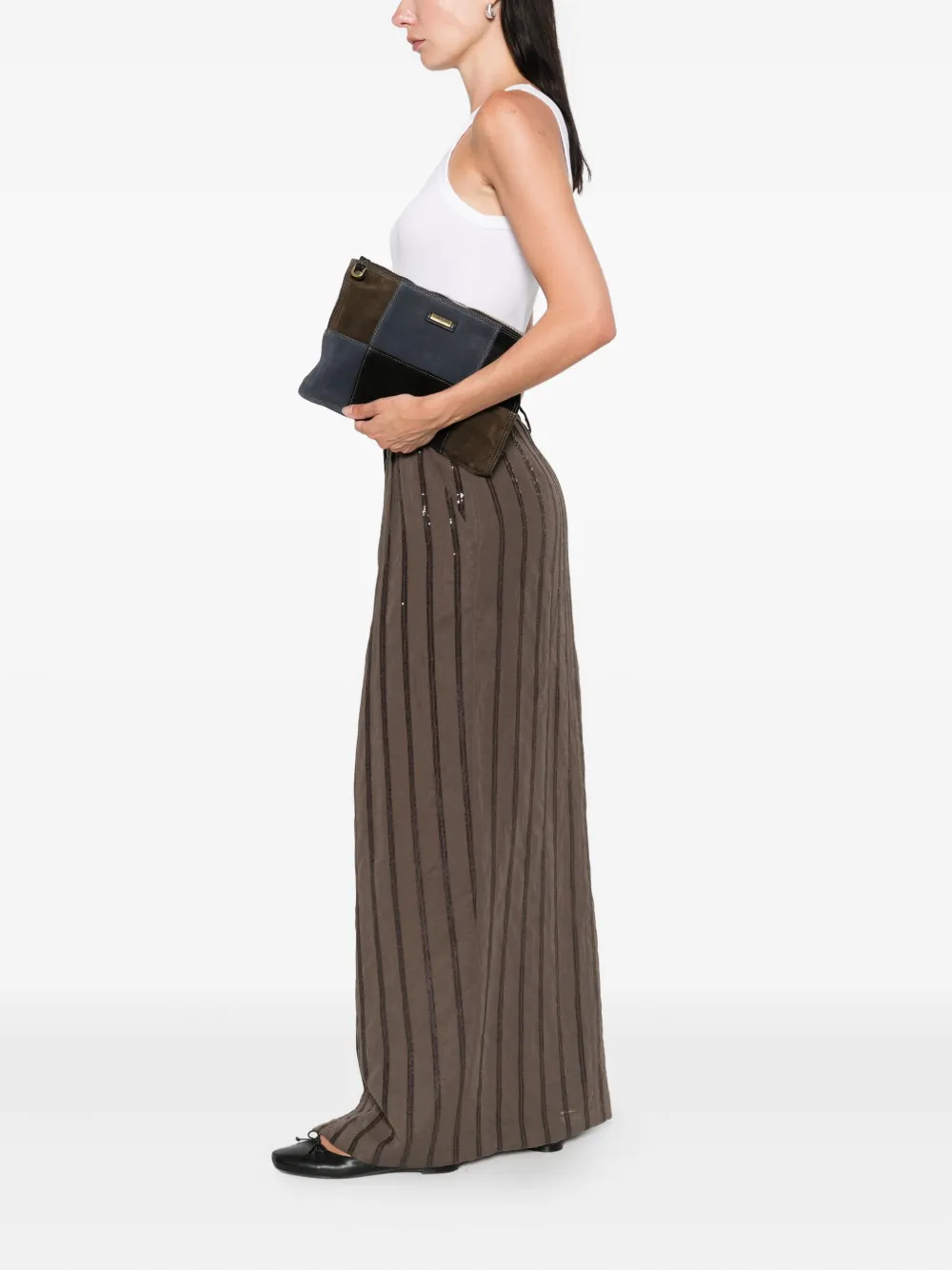 Caterina Lucchi patchwork crossbody bag | Brown | Image 1