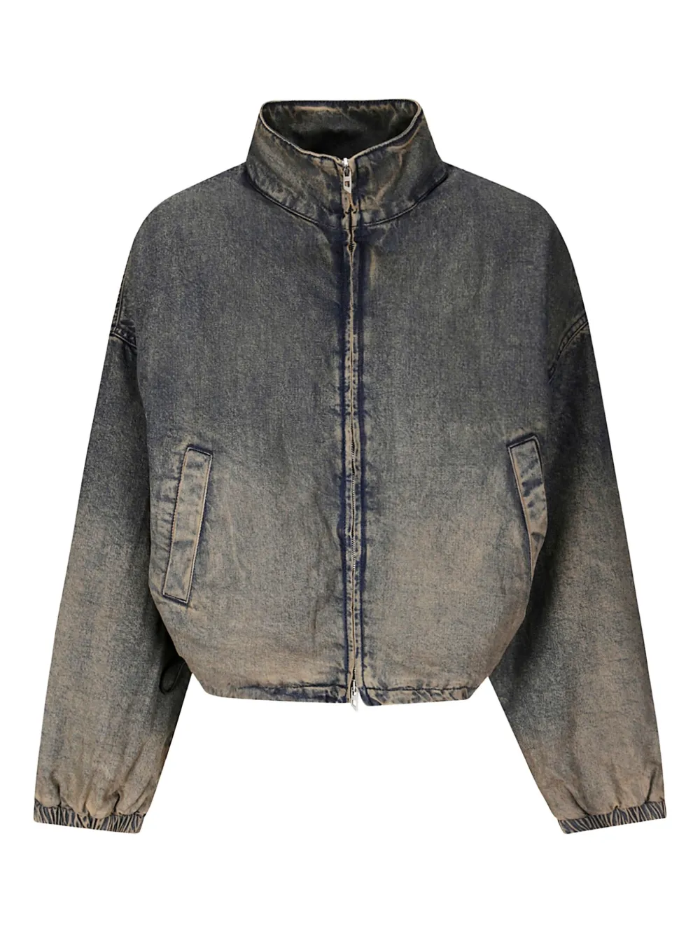 Diesel De-Flower denim jack Blauw