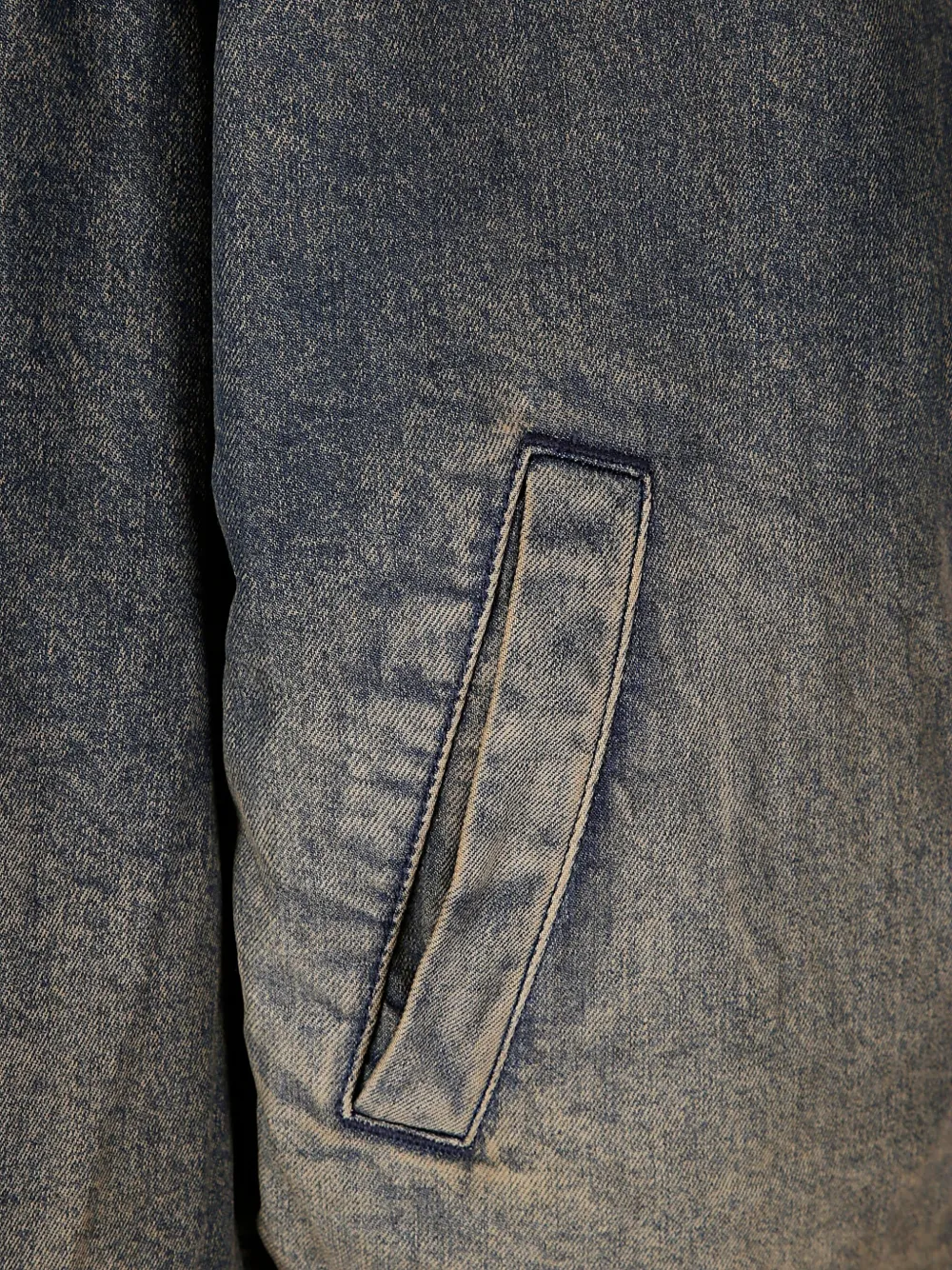 Diesel De-Flower denim jack Blauw