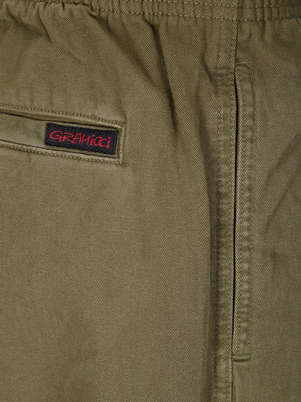 Gramicci Broek met ceintuur Groen