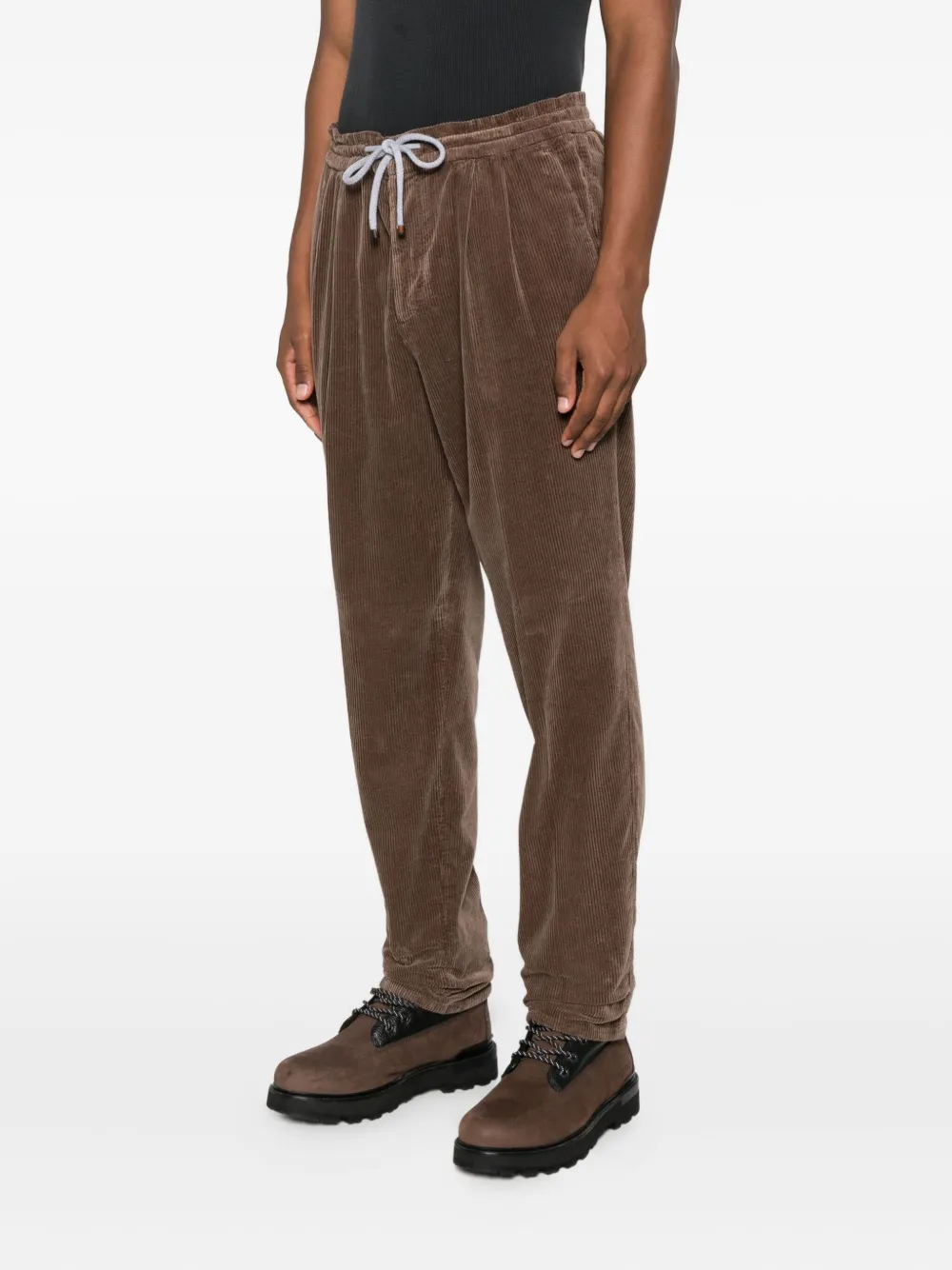 Brunello Cucinelli drawstring corduroy trousers | Regular-Fit & Straight Leg Pants | Image 2