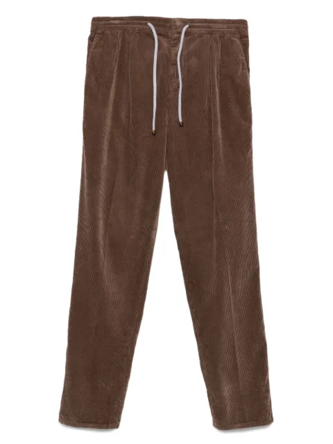 Brunello Cucinelli drawstring corduroy trousers
