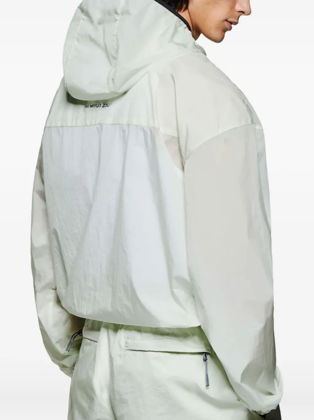 MKI Miyuki Zoku zip-up hooded jacket Wit