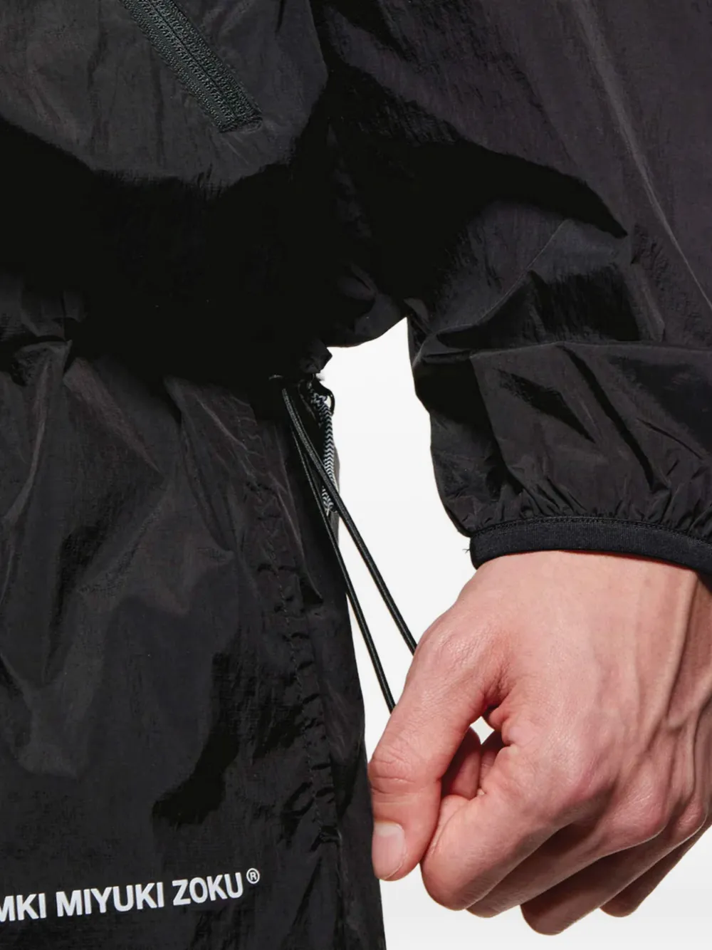 MKI Miyuki Zoku zip-up hooded jacket Zwart