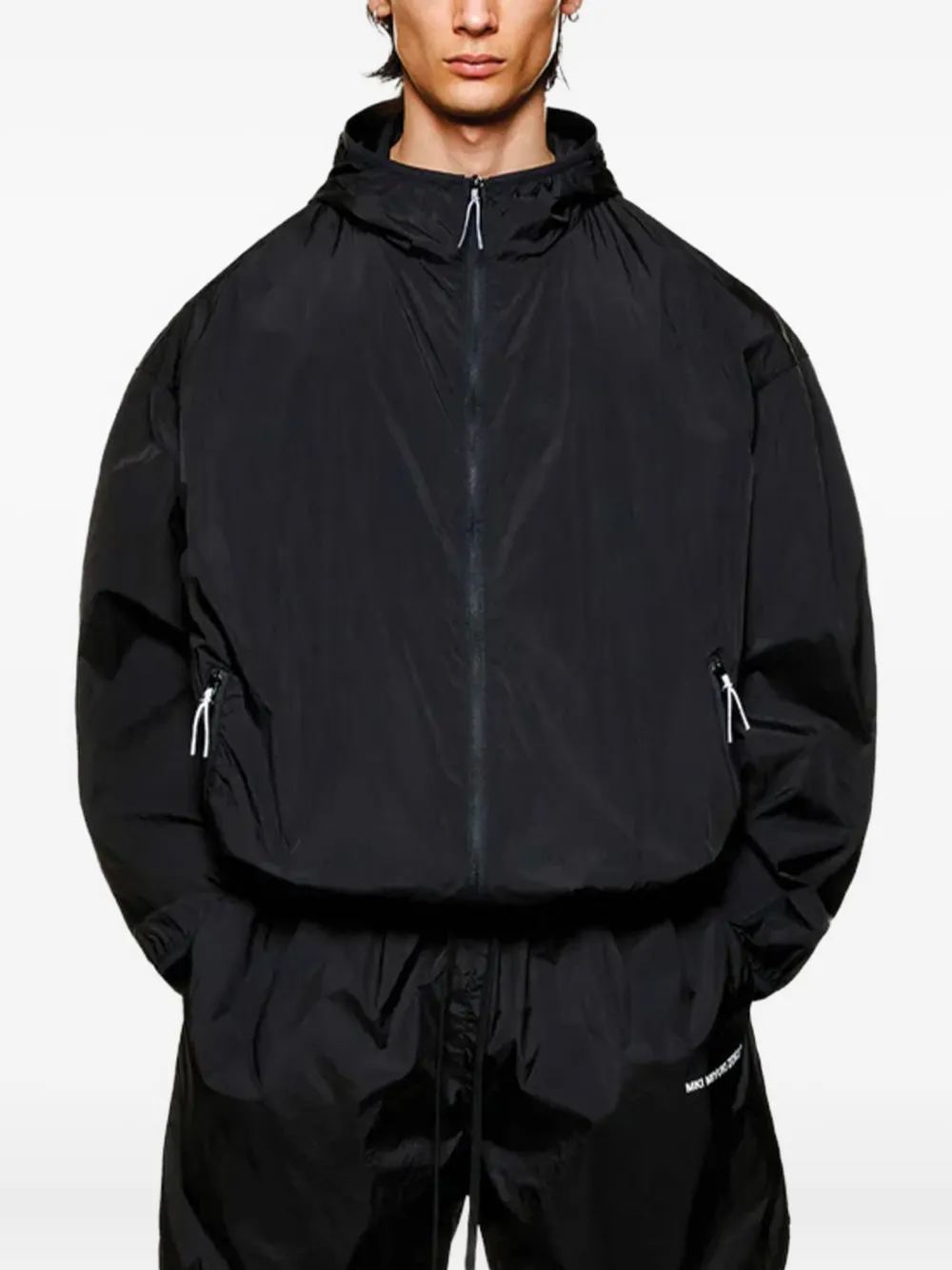 MKI Miyuki Zoku zip-up hooded jacket Zwart