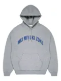 MKI Miyuki Zoku arc-logo hoodie - Grey