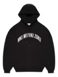 MKI Miyuki Zoku arc-logo hoodie - Black