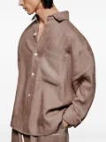 MKI Miyuki Zoku button-down shirt - Brown