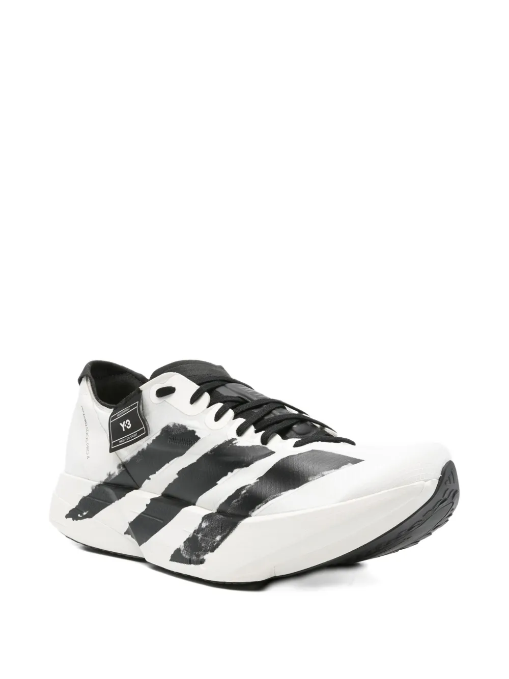 Y-3 three-stripe sneakers White