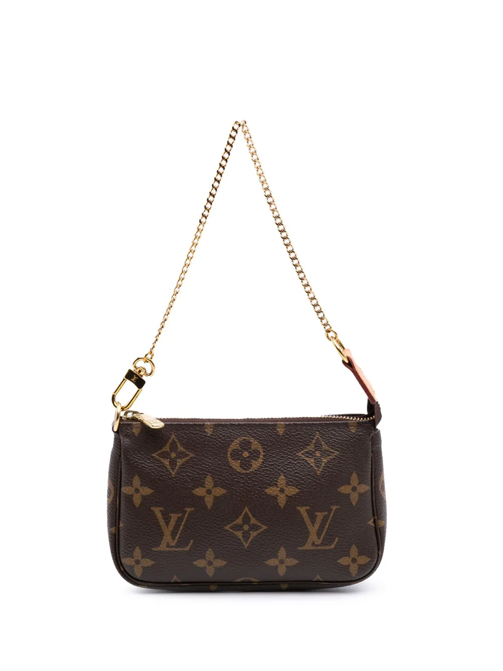 Louis Vuitton Pre-Owned 2020 Monogram Mini Pochette Accessoires handbag | Brown | Image 1