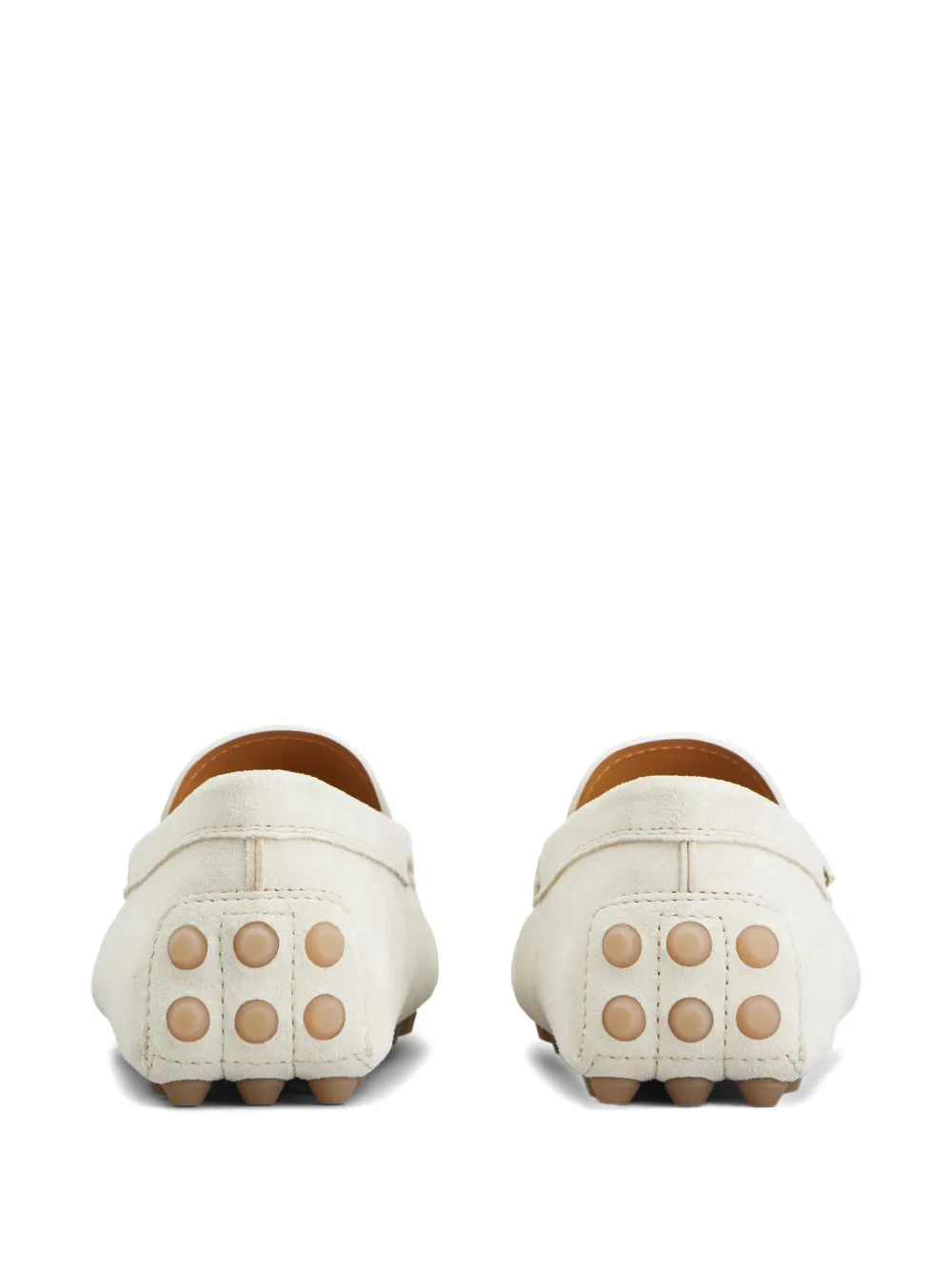 Tod's Gommino Bubble suède loafers Wit