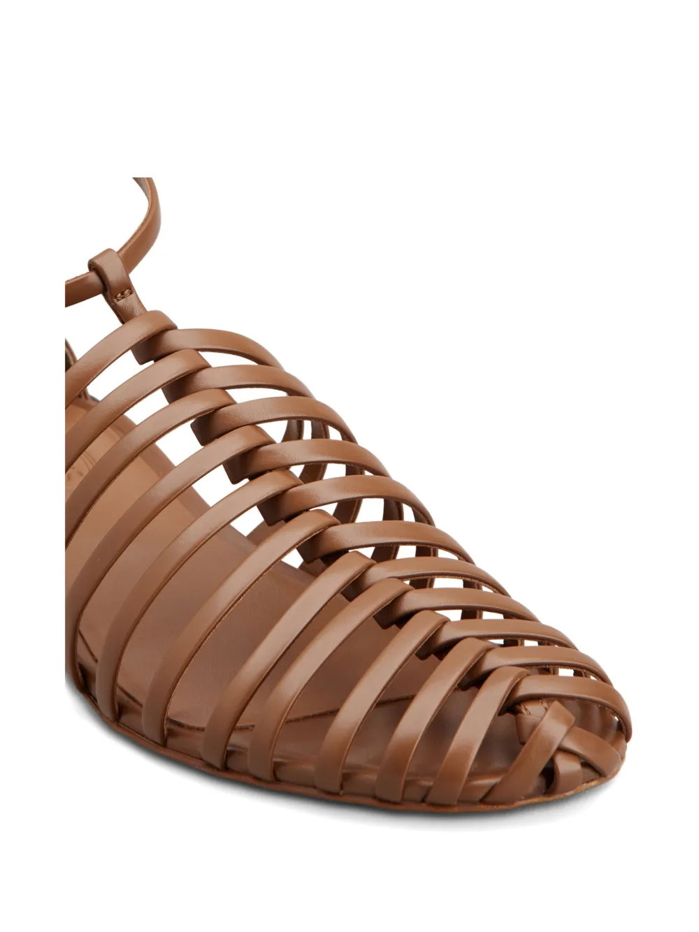 Tod's leather strappy sandals Brown