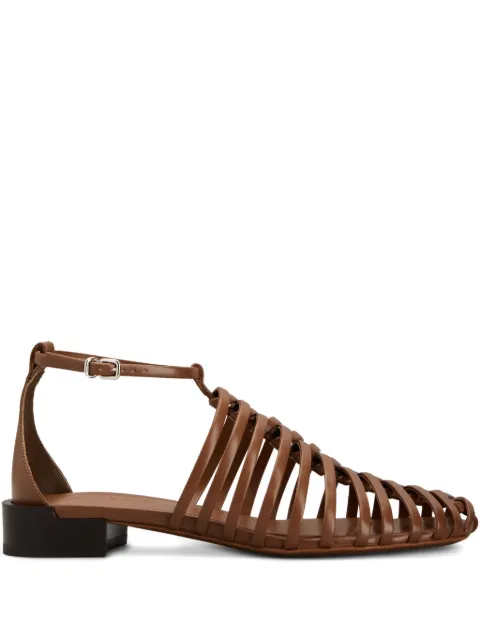 Tod's leather strappy sandals