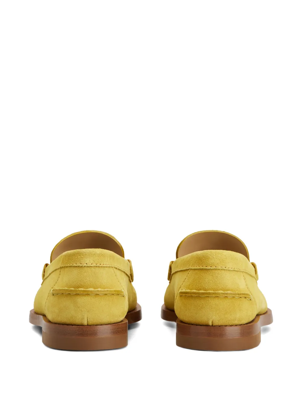 Tod's Penny suède loafers Geel