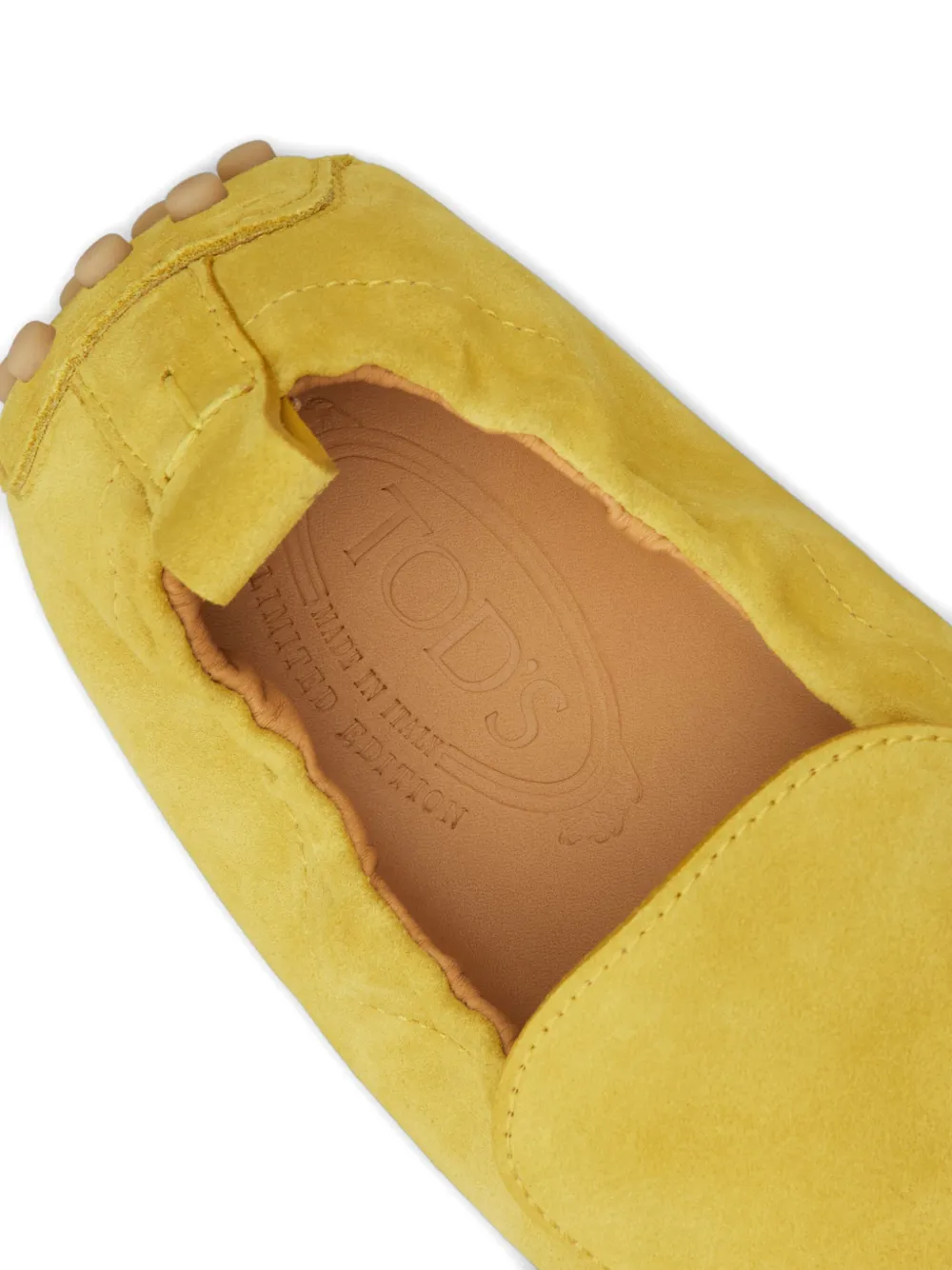 Tod's Loafers met ruches Geel