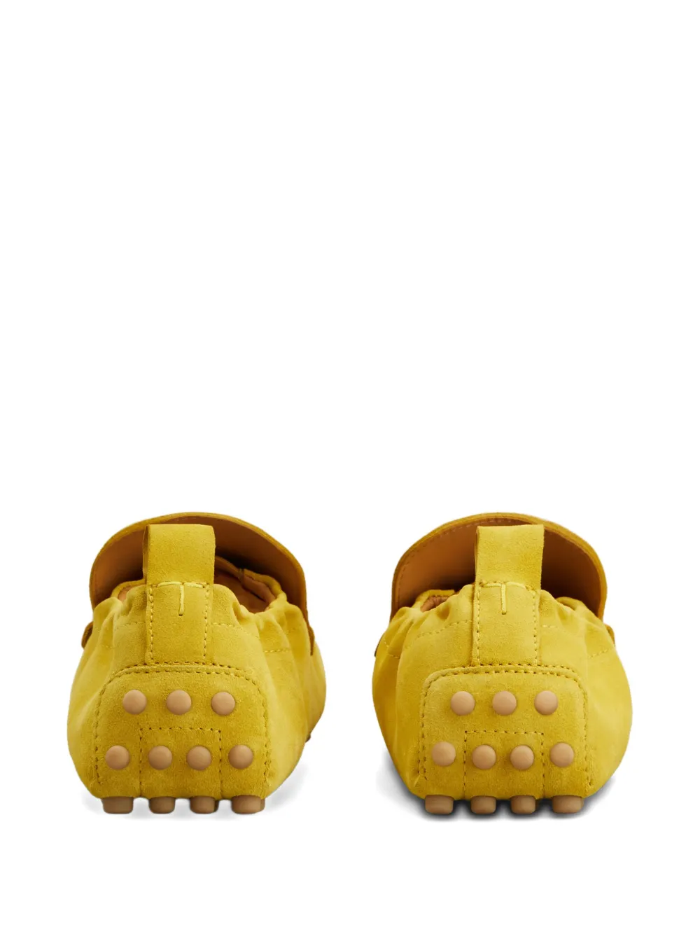 Tod's Loafers met ruches Geel