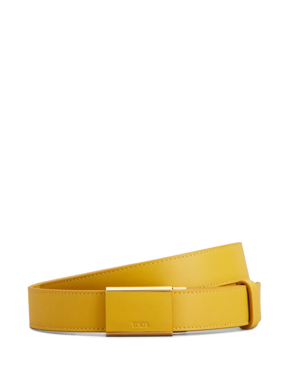 Tod's Leren gespriem Geel
